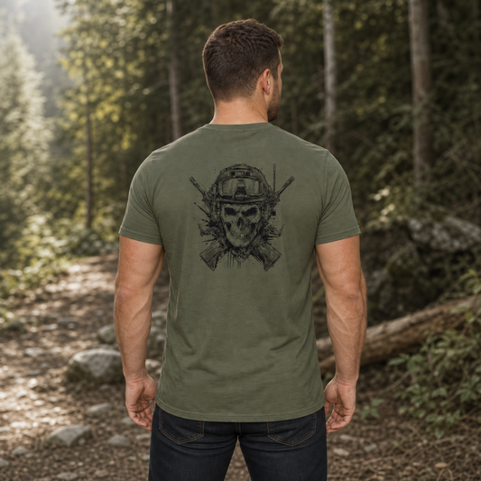 SWAT Skull Graphic Tee