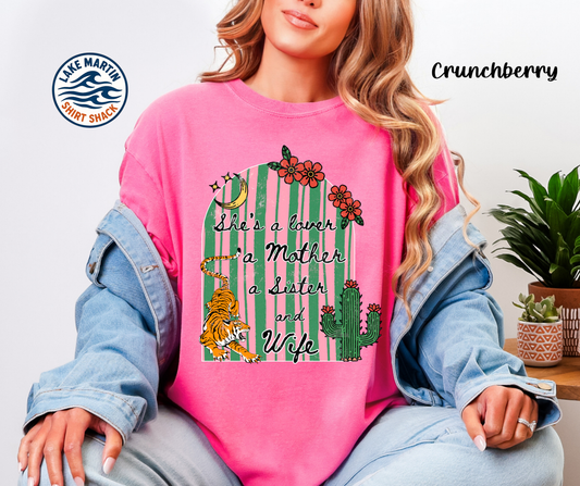 She's a Lover, She's a Mother Comfort Colors Shirt