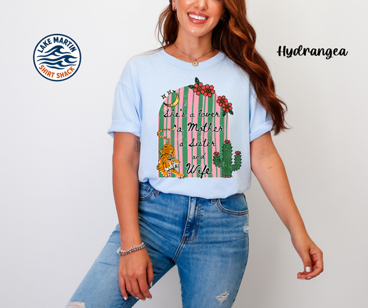 She's a Lover, She's a Mother Comfort Colors Shirt
