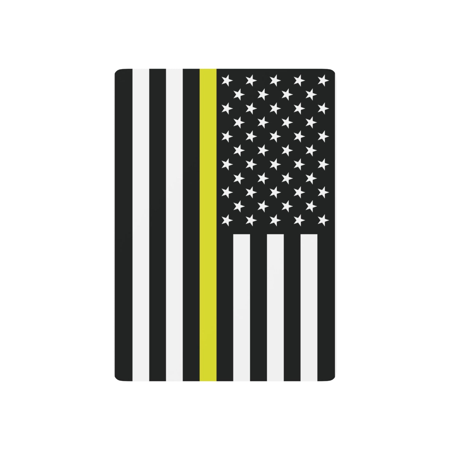 Thin Yellow Line American Flag Poker Playing Cards | Deck of Cards