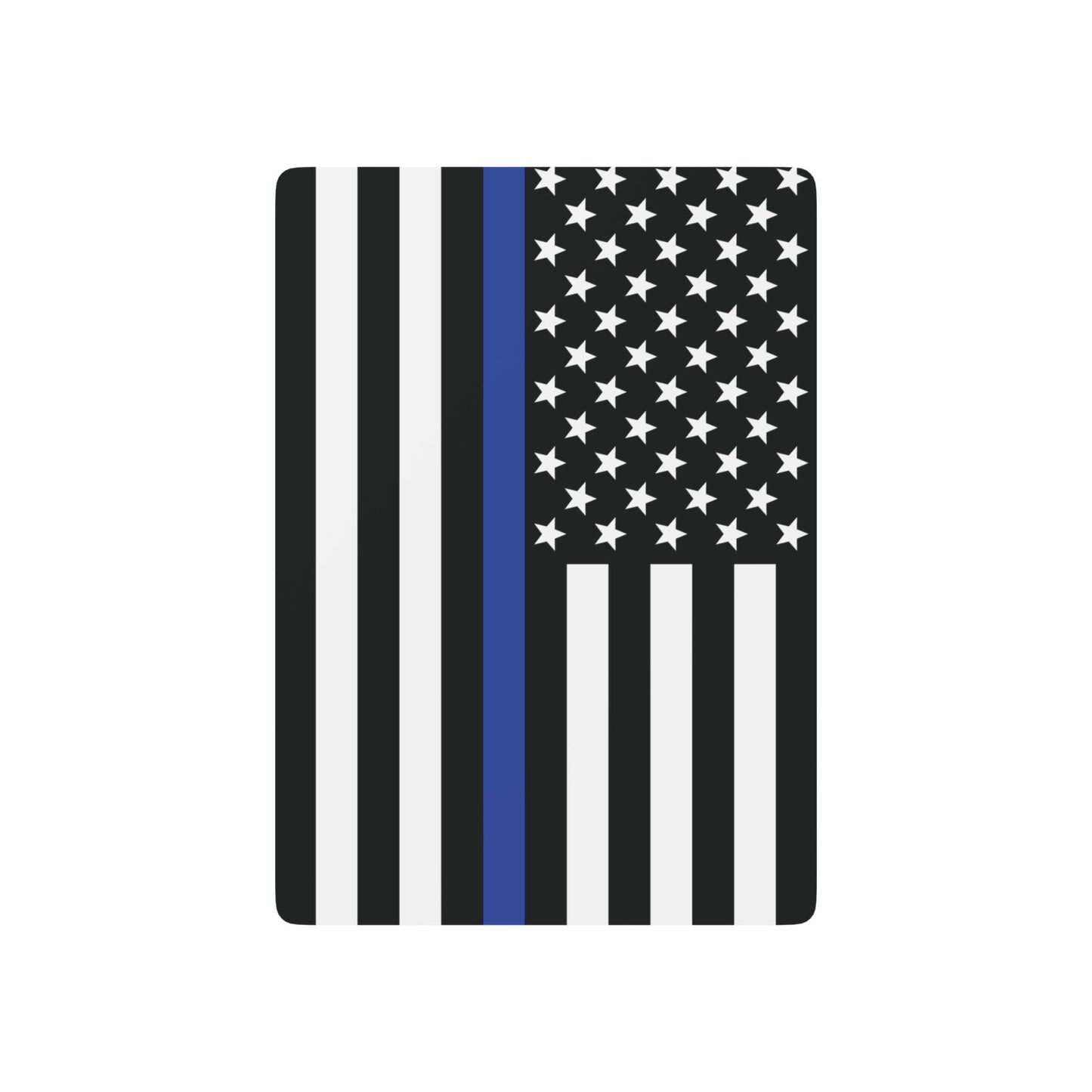 Thin Blue Line American Flag Poker Playing Cards | Police Support Card Deck