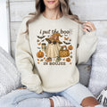 Boujee Ghost Fancy Halloween Vintage Pumpkin Retro Spooky Costume Fall Graphic Sweatshirt