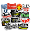 Dispatcher Collection sticker pack featuring colourful vinyl decals with dispatcher slogans, symbols, and humorous emergency communication designs