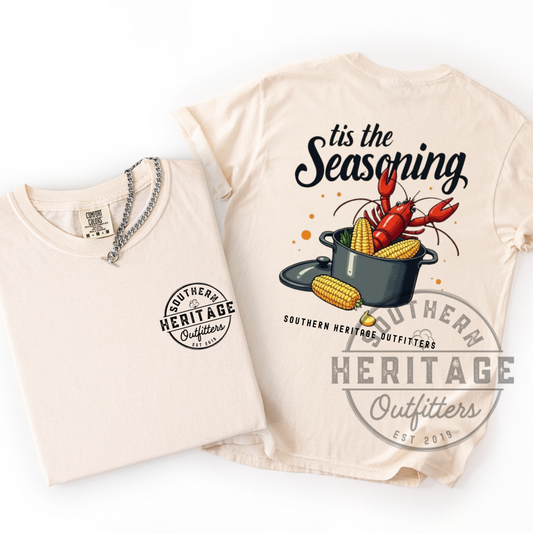 ’Tis the Seasoning – Comfort Colors Tee 🦞🌽
