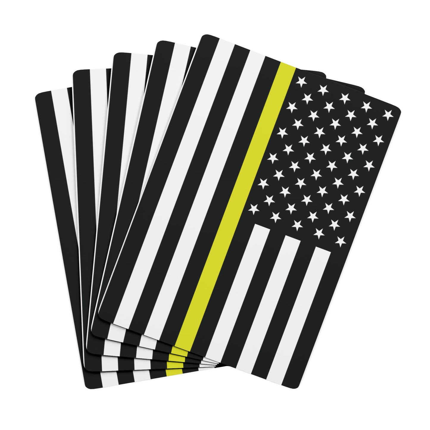 Thin Yellow Line American Flag Poker Playing Cards | Deck of Cards