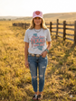 She's From Texas graphic tee unisex fit 100% cotton made in USA