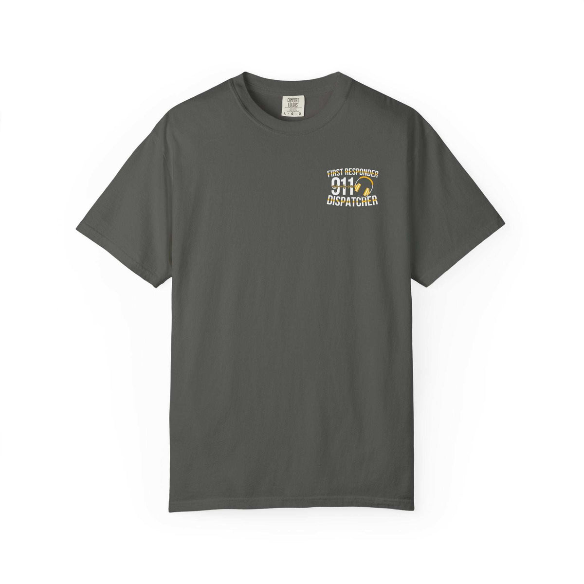 Emergency Vehicles T-Shirt with headset sketch and ambulance design on soft vintage cotton