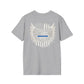 Thin Blue Line Police Shield T-Shirt | American Flag Wings