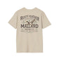 Rusty Feather logo T-Shirt with small chest logo on soft breathable cotton tee