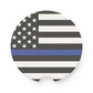 Thin Blue Line American Flag Car Coaster | Soapstone Car Coaster