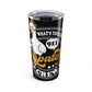 20oz 911 Dispatch Crew Tumbler stainless steel travel cup with wraparound design and spill-resistant lid