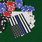 Thin Blue Line American Flag Poker Playing Cards | Police Support Card Deck