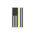 Thin Gold Line Dispatcher Sticker | 2-Inch 911 Telecommunicator Decal