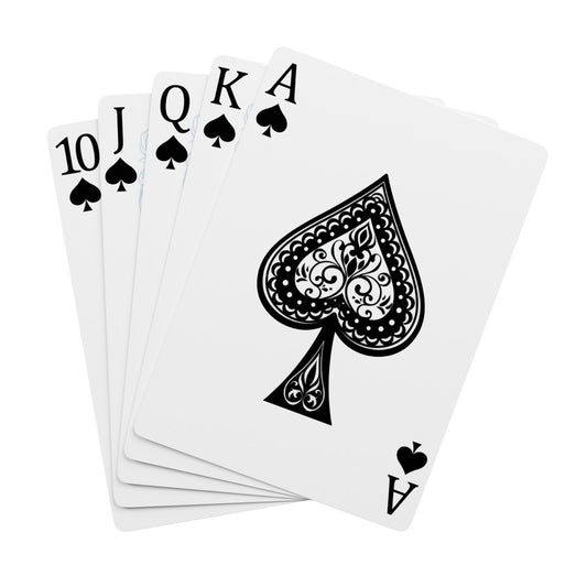 Thin Blue Line American Flag Poker Playing Cards | Police Support Card Deck
