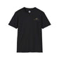 Rusty Feather logo T-Shirt with small chest logo on soft breathable casual tee