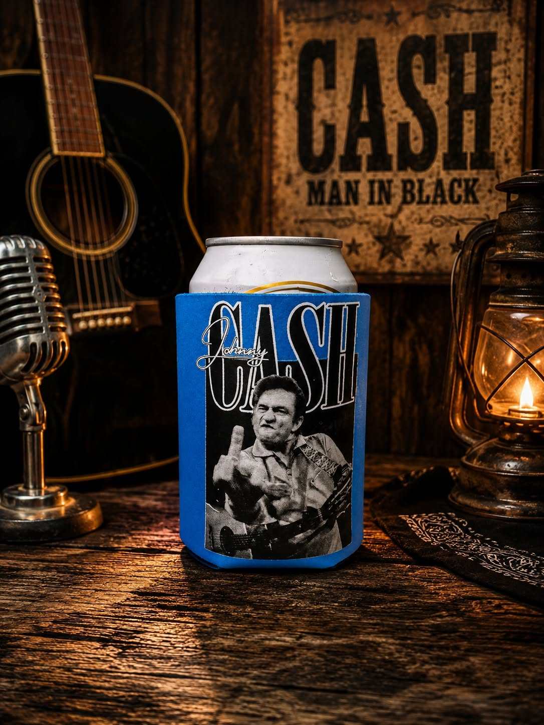 Vintage Country Music Legends Neoprene Can Cooler