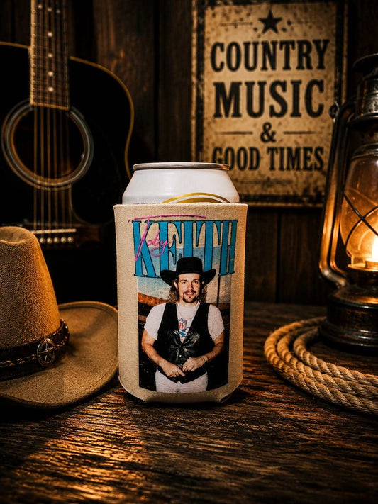 Vintage Country Music Legends Neoprene Can Cooler