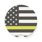 Thin Yellow Line American Flag Car Coaster | Soapstone Car Coaster