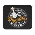 911 dispatcher crew mouse pad with playful goose and bold lettering