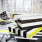Thin Gold Line American Flag Wrapping Paper | Patriotic Police Tribute