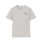 Rusty Feather logo T-Shirt small chest logo on soft breathable cotton tee