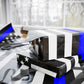 Thin Blue Line American Flag Wrapping Paper