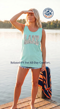 Lake Camo Tank Top Comfort Colors® soft-washed garment-dyed tank top with relaxed fit and durable vibrant print