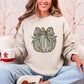 Camo Pumpkin Autumn Hunting Season Vintage Camouflage Print Graphic Cozy Sweatshirt