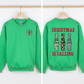 Christmas Is Calling Duck Season Hunting Retro Cozy Graphic Vintage Edition Sweatshirt