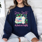 Dear Santa, My Books Were Naughty BookTok Christmas Quote Sweatshirt Book Lovers