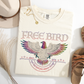 Free Bird Vintage Rock Anthem Retro Concert Classic Jam Session Memorial Edition Limited Comfort Colors Tee