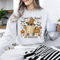 Boujee Ghost Fancy Halloween Vintage Pumpkin Retro Spooky Costume Fall Graphic Sweatshirt