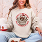 Look At Me Being All Festive And Shit With Santa Raccoon Retro Holiday Humor Illustration Sweatshirt