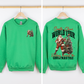 Santa Claus World Tour Front And Back Reading Christmas Library Lovers Sweatshirt