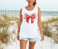 Alabama Bow design printed on a Comfort Colors tank top