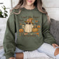 Boujee Ghost vintage pumpkin Halloween graphic sweatshirt