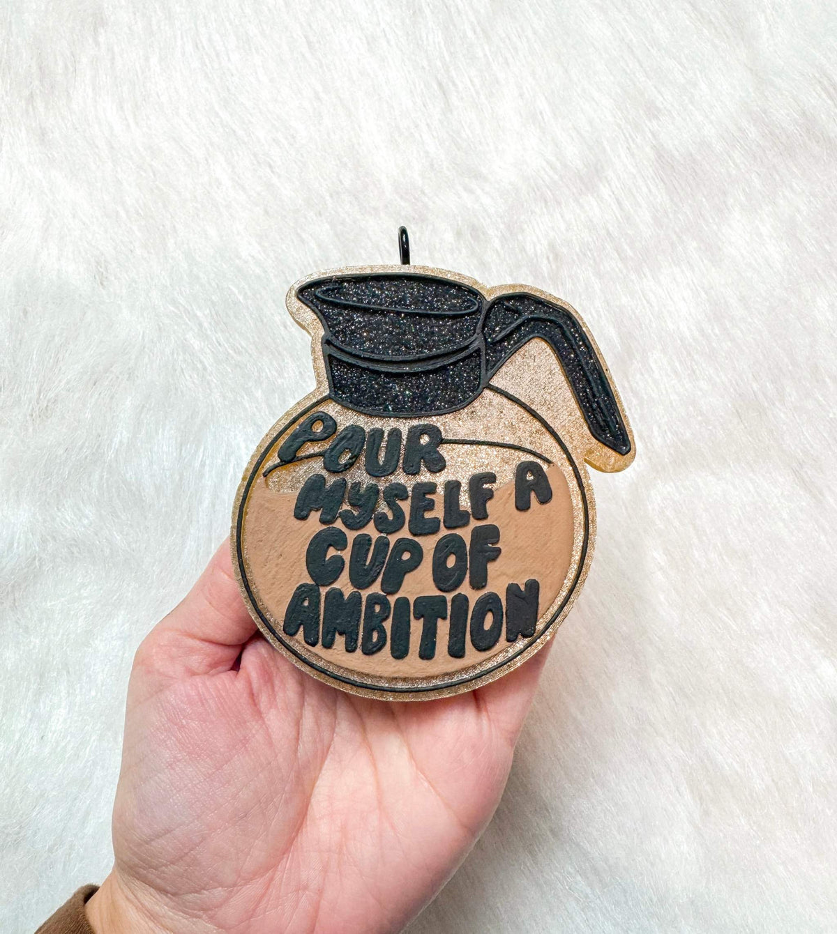 Cup Of Ambition Freshie customizable color options on display