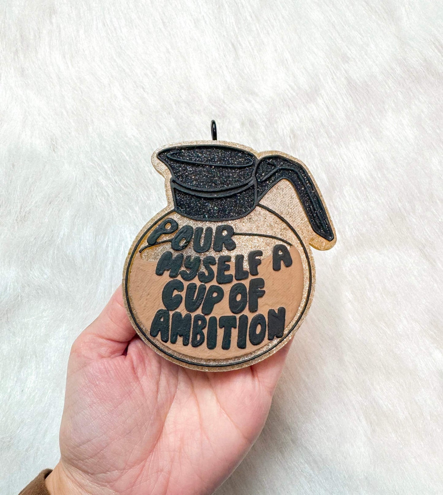 Cup Of Ambition Freshie customizable color options on display