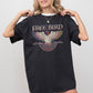 Vintage free bird shirt with classic rock band design