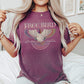Vintage Free Bird shirt with classic rock design in Comfort Colors tee