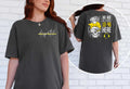 We Are All a Little 10-96 dispatcher Comfort Colors T-shirt with front and back graphics