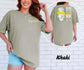 We Are All a Little 10-96 Here dispatcher front and back graphic on a Comfort Colors T-shirt

