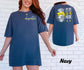 We Are All a Little 10-96 Here dispatcher front and back graphic on a Comfort Colors T-shirt
