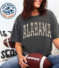 Alabama camo graphic printed on a Comfort Colors T-shirt