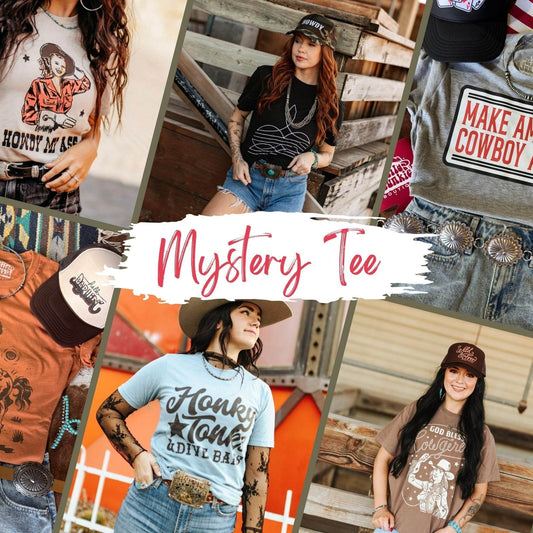 Mystery Tee Bundles surprise graphic t-shirt selection in various bundle sizes final sale