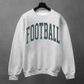 Football Polka Dot Sweatshirt | Custom Team Color Game Day Crewneck