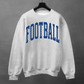 Football Polka Dot Sweatshirt | Custom Team Color Game Day Crewneck