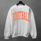 Football Polka Dot Sweatshirt | Custom Team Color Game Day Crewneck