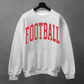 Football Polka Dot Sweatshirt | Custom Team Color Game Day Crewneck