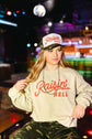 Raisin' Hell Graphic Sweatshirt made in USA unisex 50/50 cotton poly blend printed on Gildan